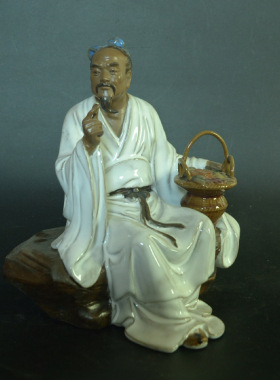 陶瓷李时珍摆件药店诊所客厅摆设
