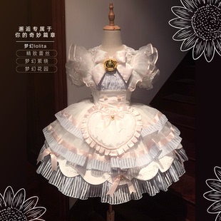 爆款洛丽塔可爱公主连衣裙纯欲温柔芭蕾风Lolita舒芙蕾卡哇伊短裙