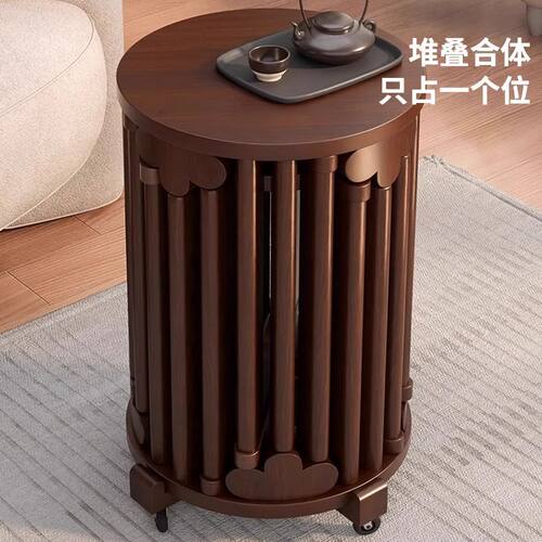 实木6合一叠叠乐凳子家用可叠放组合凳可收纳备用凳可堆叠圆凳
