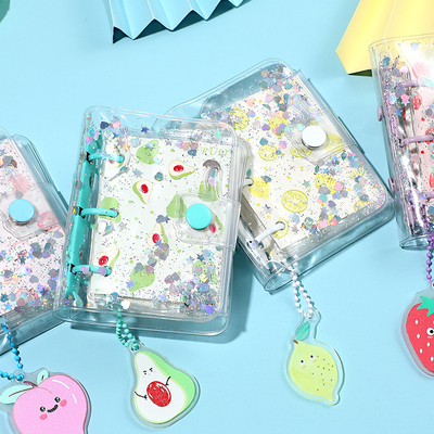 迷你手账本流沙口袋便携三孔活页便签本