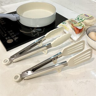 拾物造家食品夹硅胶烤肉夹子厨房防烫多功能家用厨房用煎牛排夹菜
