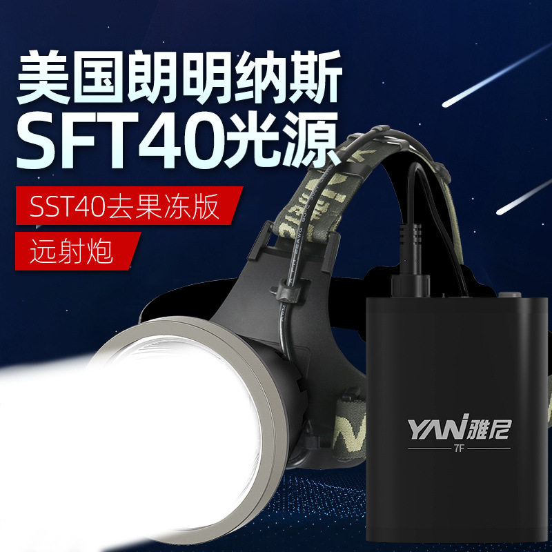 头戴式电筒超长续航户外矿灯