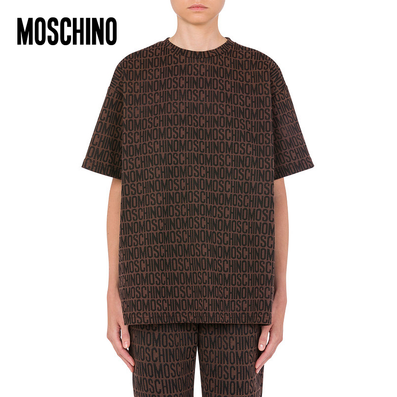 莫斯奇诺moschino宽版T恤
