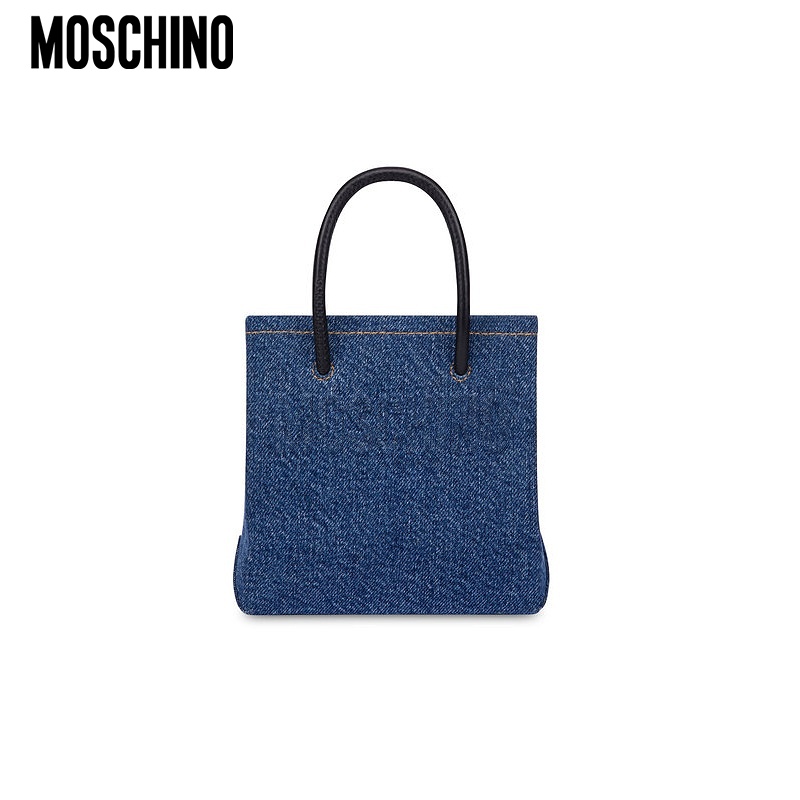 Moschino/莫斯奇诺  女士徽标牛仔布迷你包