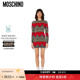 Moschino 特享倒计时 莫斯奇诺女士Smiley羊毛混纺连衣裙