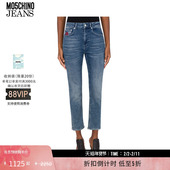 特享倒计时 M05CH1N0 JEANS 女士简约修身 牛仔长裤