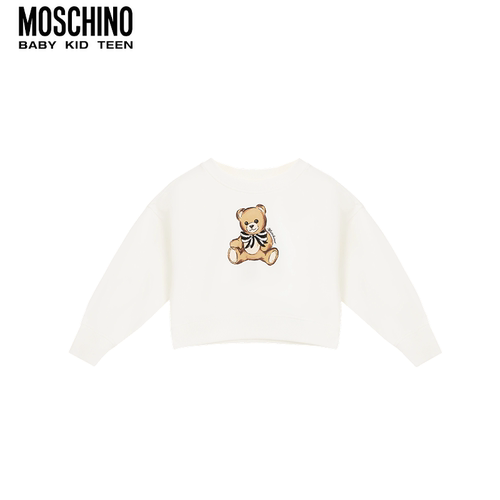 Moschino/莫斯奇诺 儿童泰迪熊印花长袖卫衣