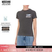 爱与和平图案印花修身 T恤 JEANS 25春夏 特享倒计时 M05CH1N0