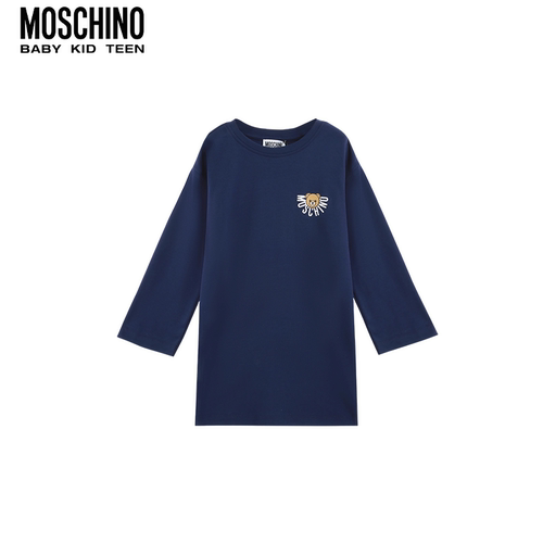 Moschino/莫斯奇诺儿童泰迪熊印花连衣裙