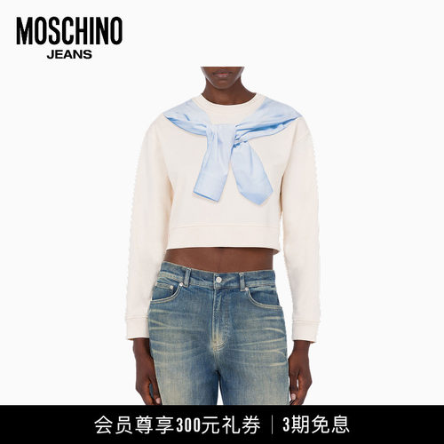 Moschino Jeans 26早春 女士错视画效果印花卫衣
