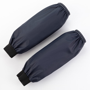 加长罗口皮套袖防水防油袖套成人男款工作女厨房袖头劳保皮革护袖