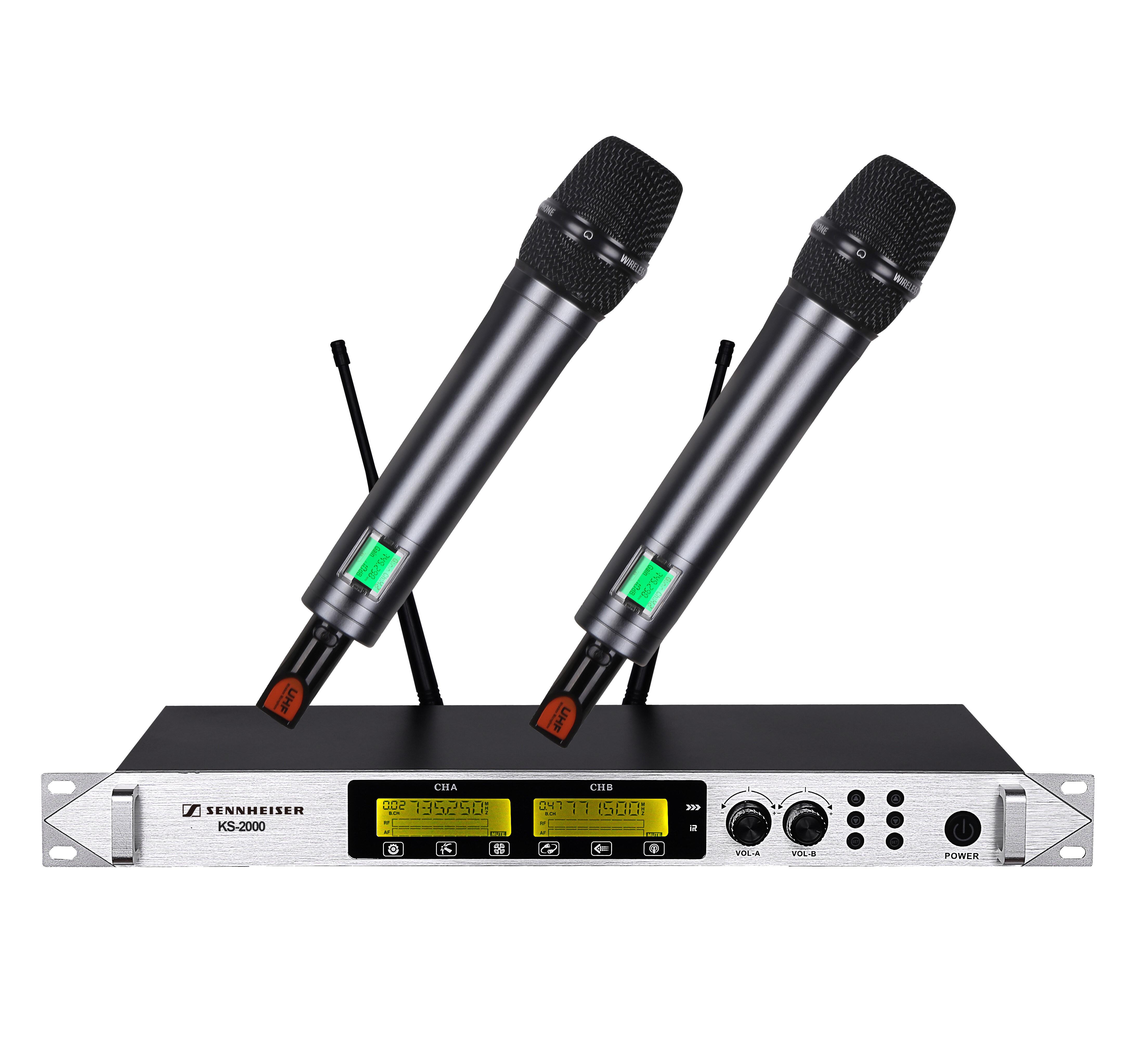 森海塞尔 无线话筒1拖二 拖四拖八U段领夹耳麦头戴式专业演出会议