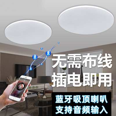 无线蓝牙有源吸顶喇叭自