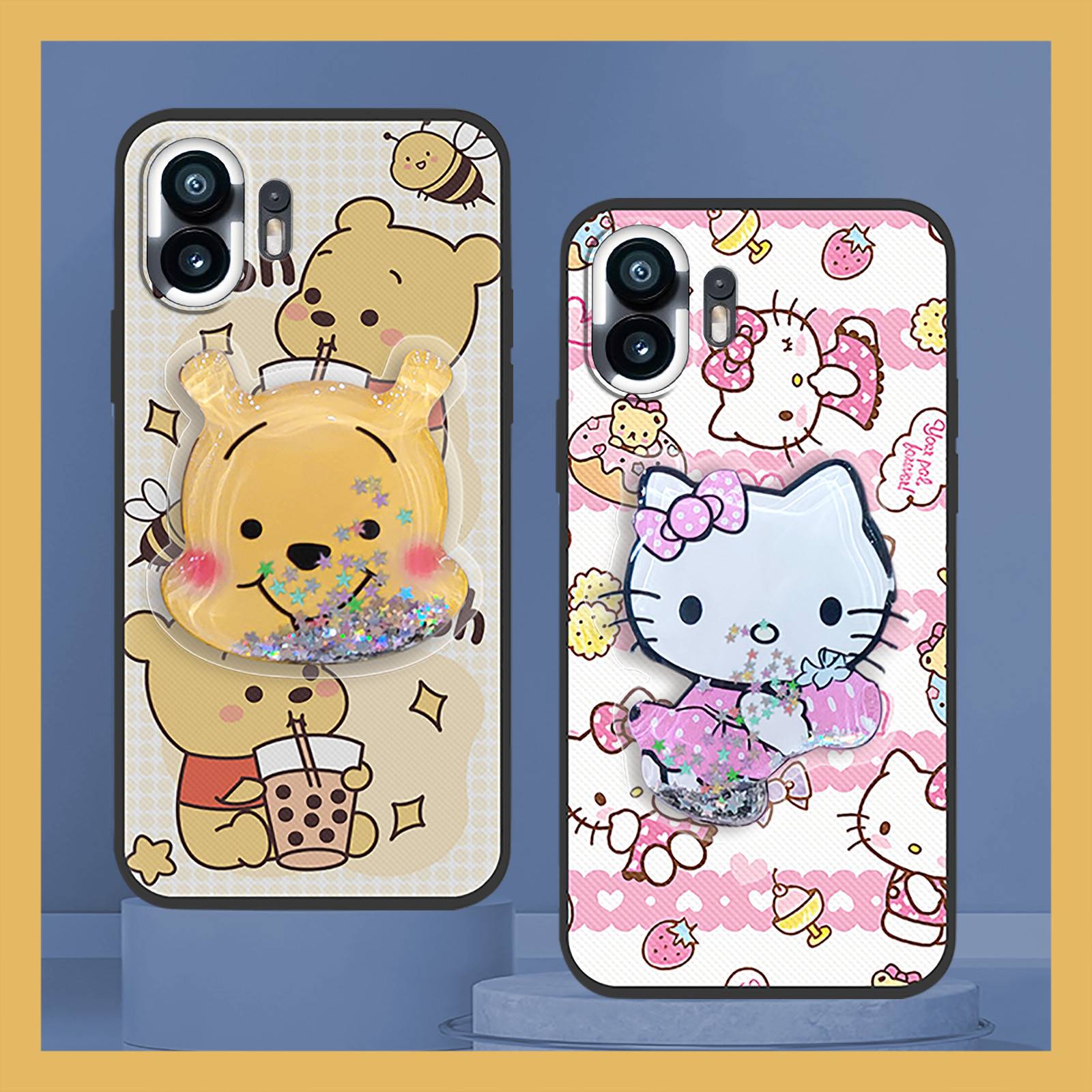 适用Nothing Phone2手机壳搞怪奢华透明软壳卡通男女款散热创意