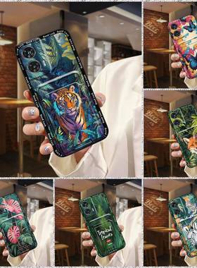 适用MOTO Edge50 Fusion手机壳趣味潮流防尘个性卡槽数码零钱