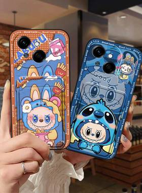 适用Tecno POP9 4G/传音Spark GO 1/KL4手机壳卡套零钱涂鸦质感