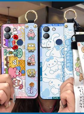 适用Tecno POP5 LTE/传音BD4手机壳可爱男女款青春挂绳硅胶创意