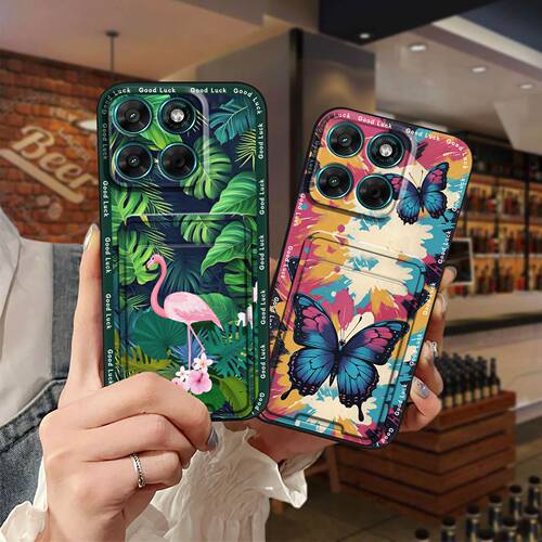 适用MOTO G67/G77手机壳软壳放照片质感卡套散热卡槽个性搞怪