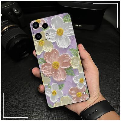 适用Nothing Phone3A Lite手机壳动漫质感涂鸦趣味油画纯色可爱