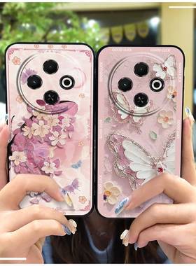 适用Tecno Spark30C 4G/KL5手机壳情侣纯色花软壳青春动漫个性女