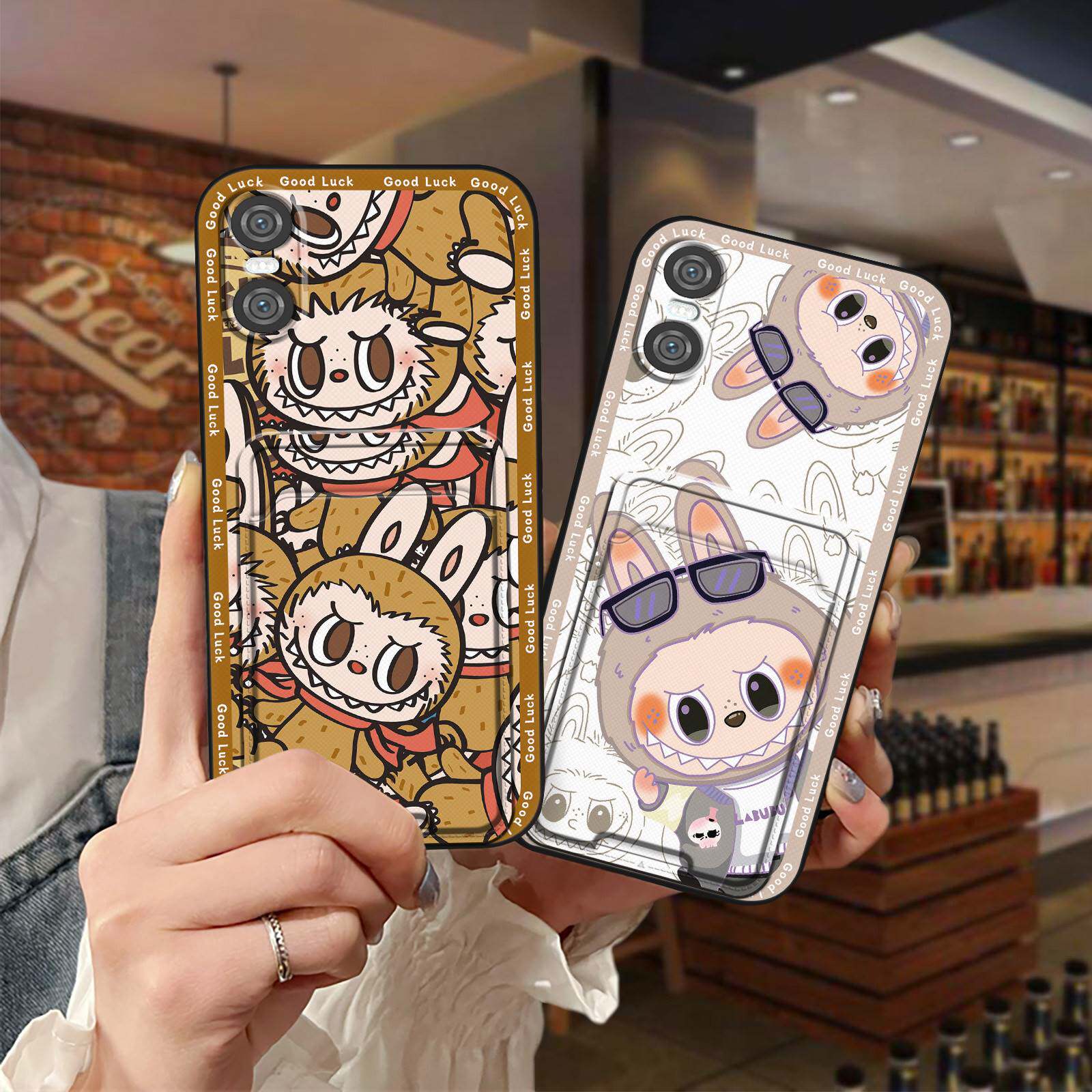 适用索尼Xperia10 VI/6代手机壳散热放照片卡通身份证硅胶防尘