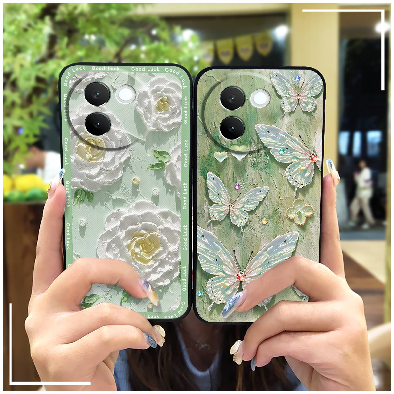 适用VIVO V30E 5G海外版手机壳纯色数码散热趣味软壳个性可爱女