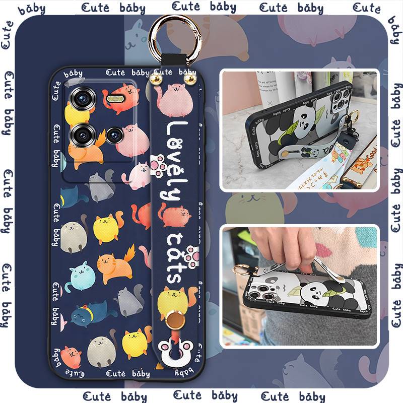 适用欧奇WP50/Oukitel WP50手机壳支架新款指环防尘卡通液态腕带