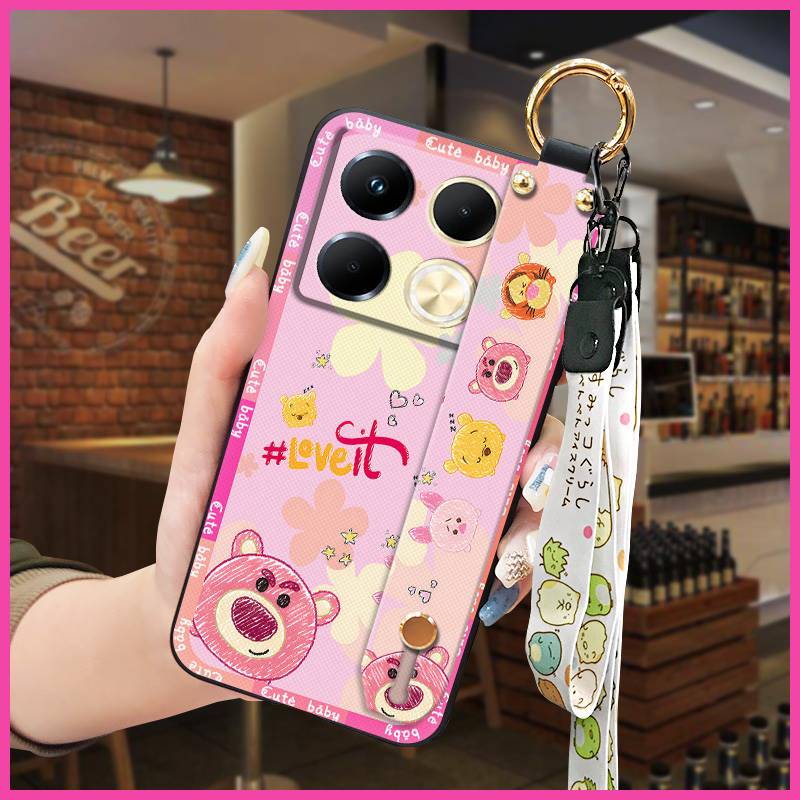 适用infinix Note40 5G/X6852手机壳支架新款硅胶创意动漫液态