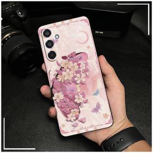 M356B手机壳动漫花质感散热硅胶创意个性 卡通 适用三星M35