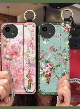 适用夏普Aquos wish5/SH-52F手机壳软壳锦鲤散热支架指环新中式