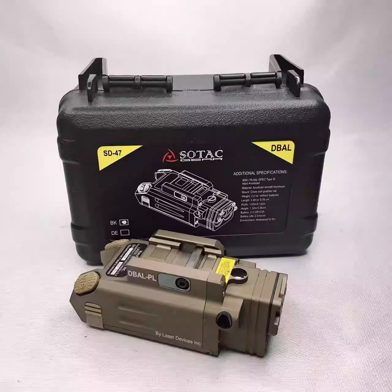 SOTAC-GEAR  DBAL-PL LED照明 IR 照明 IR镭射 可见红镭射 手电筒