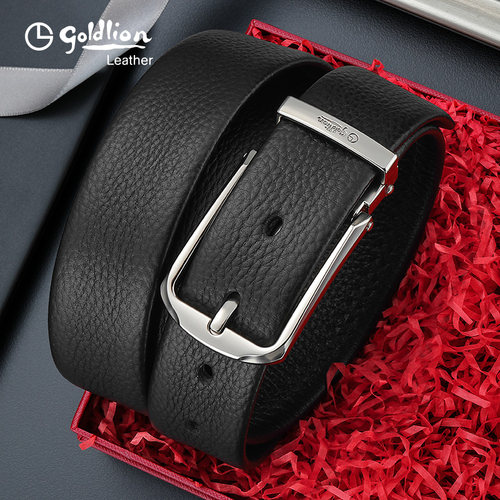 金利来男士时尚牛皮合金