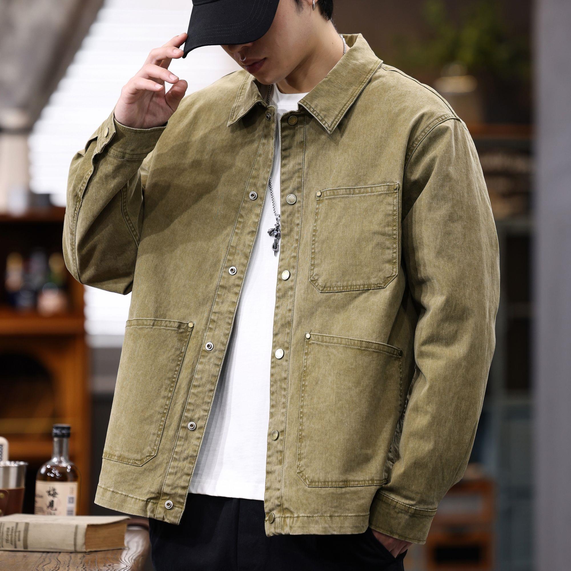 羽绒服翻领衬衫式可拆卸内