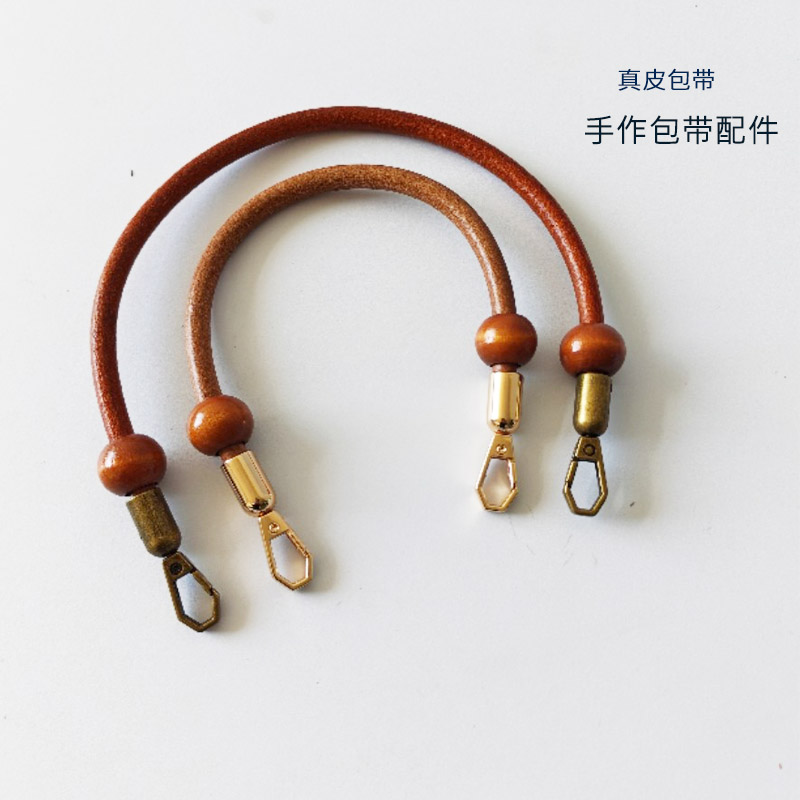 原创精品个性复古牛皮肩带图片