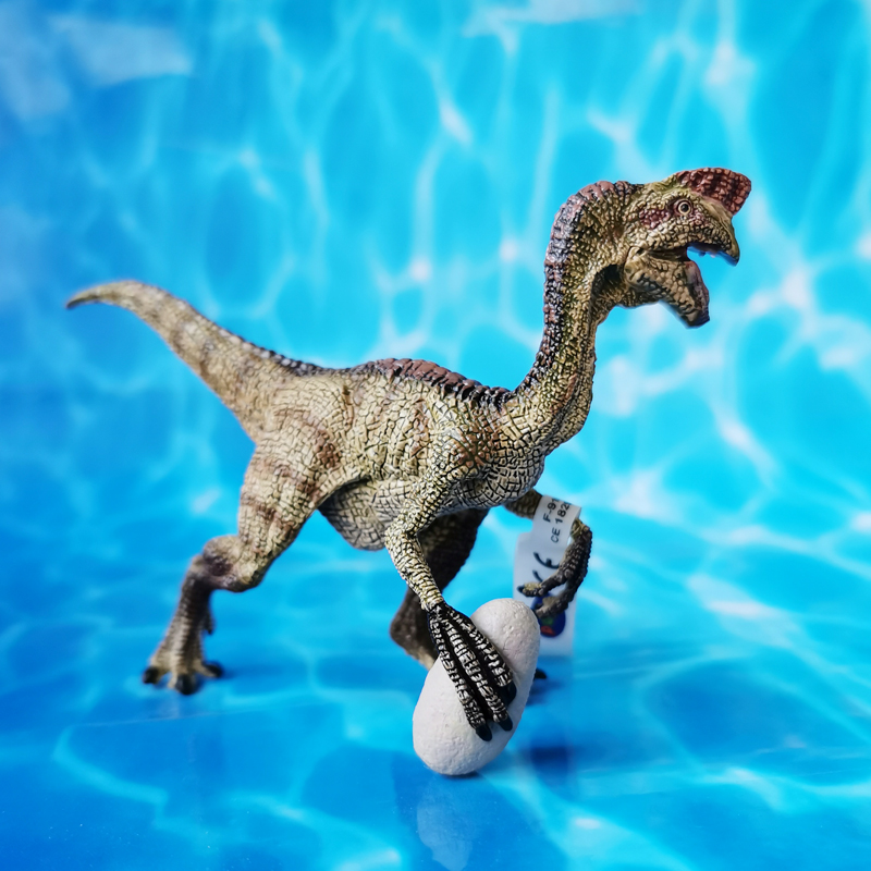 恐龙玩具法国PAPO正品盗蛋龙动物模型玩偶不易玩坏的儿童礼物摆件