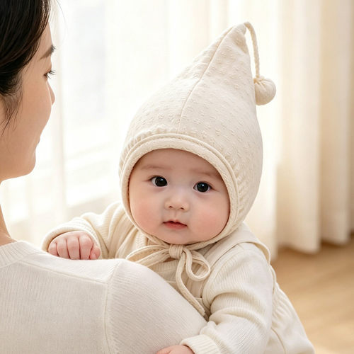 秋冬保暖防风护囟门婴儿包头帽