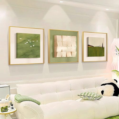 2025新款绿色中古立体感风景抽象