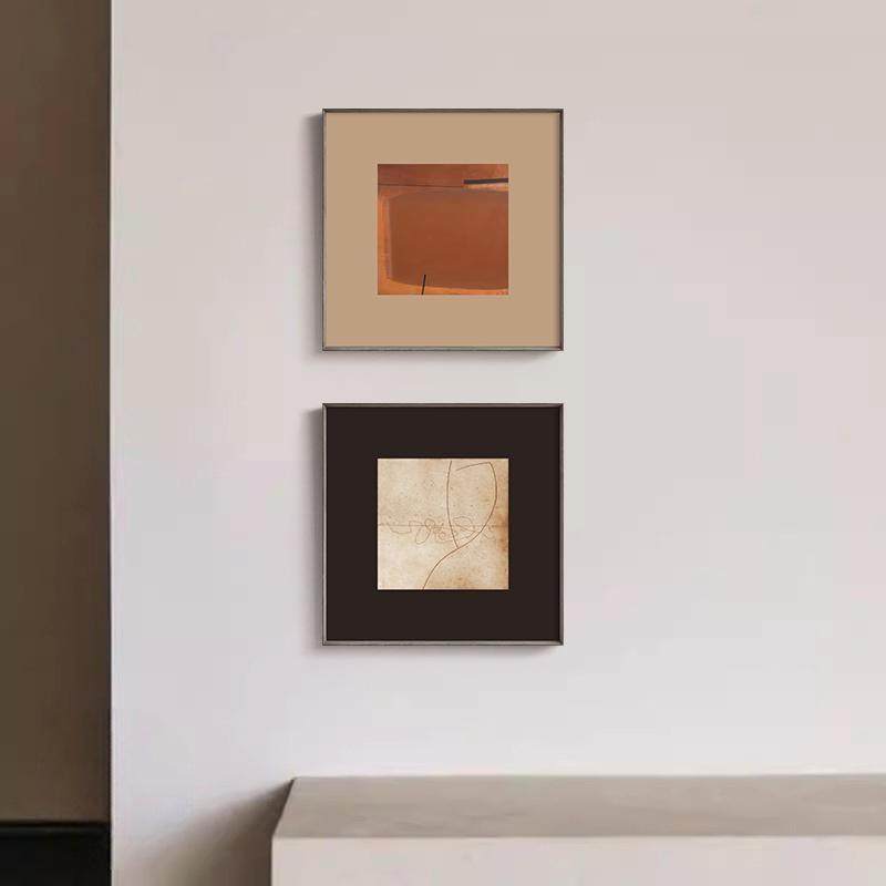 境迁 中古风抽象简约玄关画极简艺术小众挂画侘寂风高级感装饰画,家居饰品,现代装饰画,淘宝优惠券,粉丝福利购,淘宝优惠卷