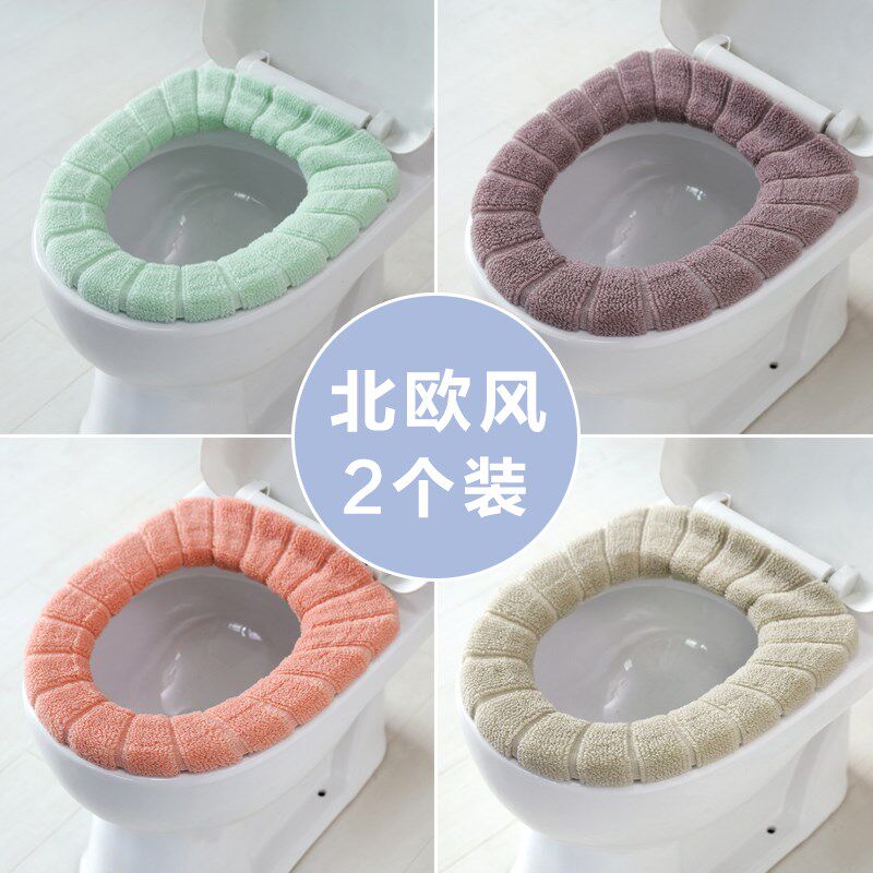 家用加厚马桶垫坐垫厕所马桶圈粘贴式马桶套通用型坐便套两件套|ruв категории семья/личные чистящие средства, ванная приборов/принадлежности для ванной, 马桶套/унитаза - от Buy2taobao.com для оказания профессиональной услуги покупки агента Taobao