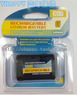 powersmart独创技术 现货 R2cr5,2CR5 可充电锂电池 另有充电器