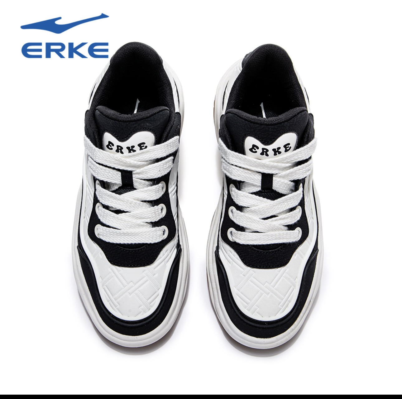 鸿星尔克冬季新款加绒保暖滑板鞋男鞋11125401218