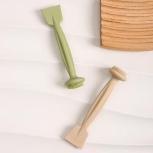 双头面膜刷硅胶洗脸刷泥膜专用刮板涂抹美容院面部洁面刷清洁工具