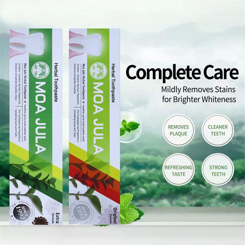 泰国MOA JULA泰式传统草本牙膏舒缓牙龈肿痛上火清凉舒缓牙齿敏感