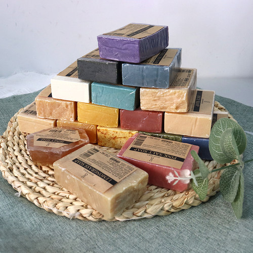 泰国soap for soul 天然冷制精油皂植物沐浴皂洗手切片皂薰衣草