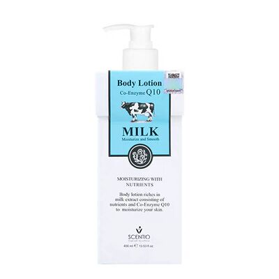 泰国进口美丽蓓菲辅酶Q10牛奶身体乳镁白保湿滋润奶香400ml沐浴露