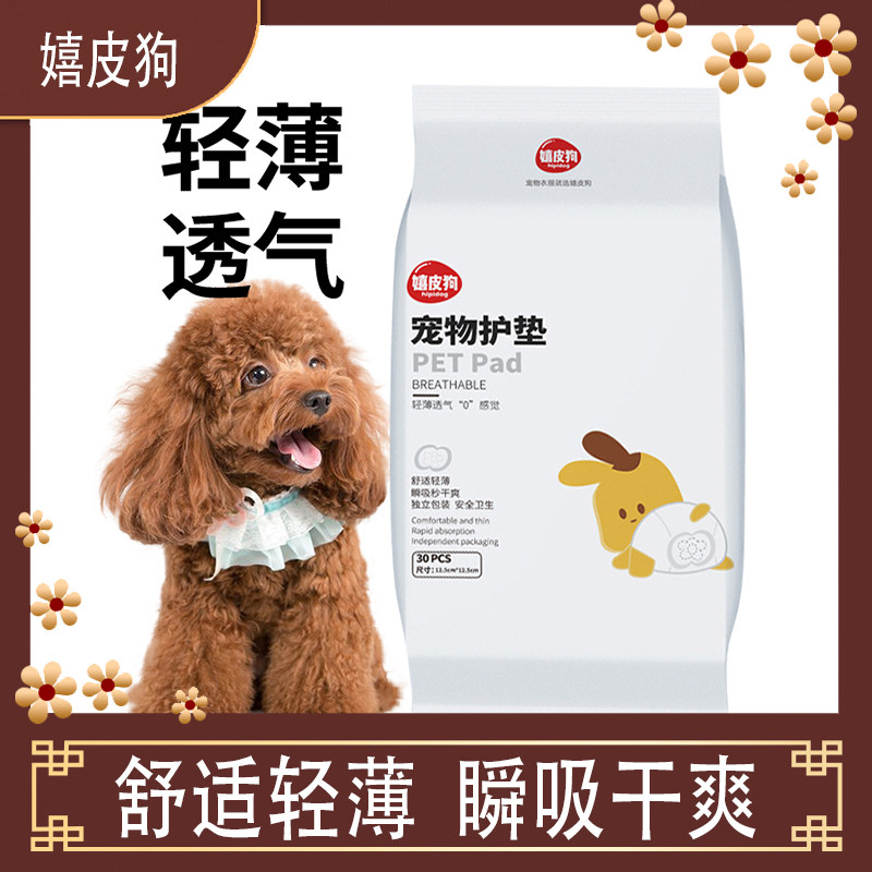 小狗狗经期护垫宠物泰迪生理裤月经垫金毛大姨妈裤猫咪卫生巾尿片