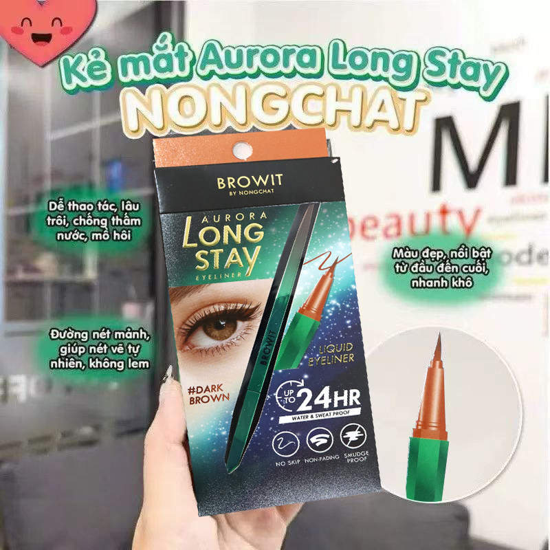 泰国Browit眼线笔液笔防水防汗防晕妆防蹭纤细自然太阳懒人不脱妆