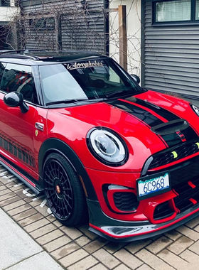 适用于宝马迷你MINIF56拉花coopersF55F54车侧裙机盖改装车身贴纸