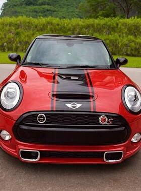 适用于宝马MINI迷你拉花F56引擎盖cooper s f56s改装饰运动款车贴