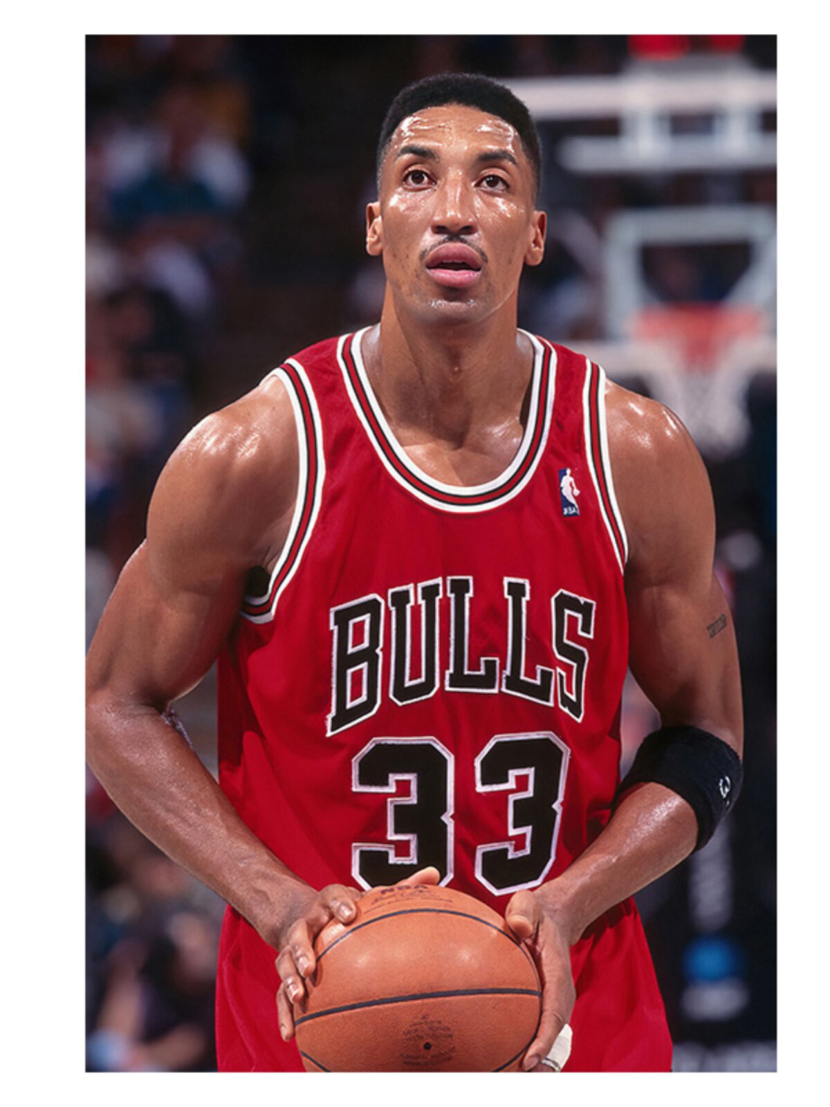 丹尼斯罗德曼海报 nba乔丹篮球明星公牛队卧室墙贴宿舍壁纸装饰画